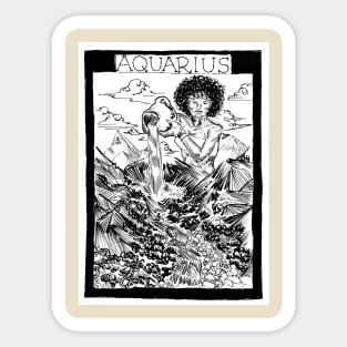 "Aquarius" Sticker